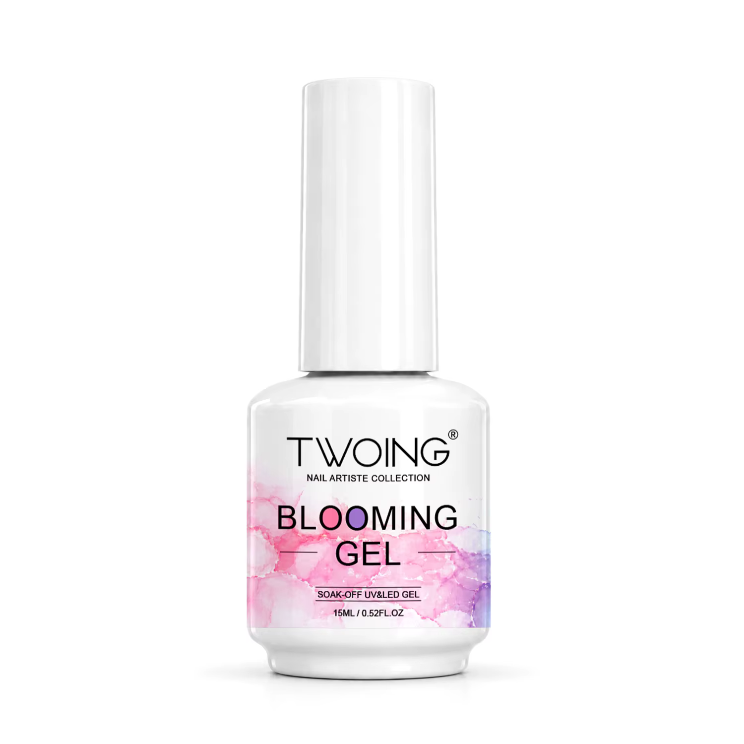 TWOING Blooming Gel 15ml gel soak off transparent UV LED pour effet blooming et diffusion de couleur