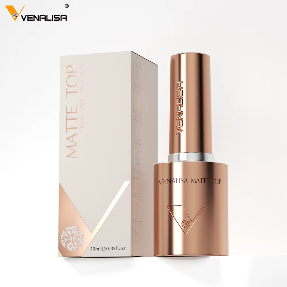 VENALISA 1 pièces 10/60ml Gel Base haut mat manteau ongles vernis brillant TPO/HEMA gratuit longue d