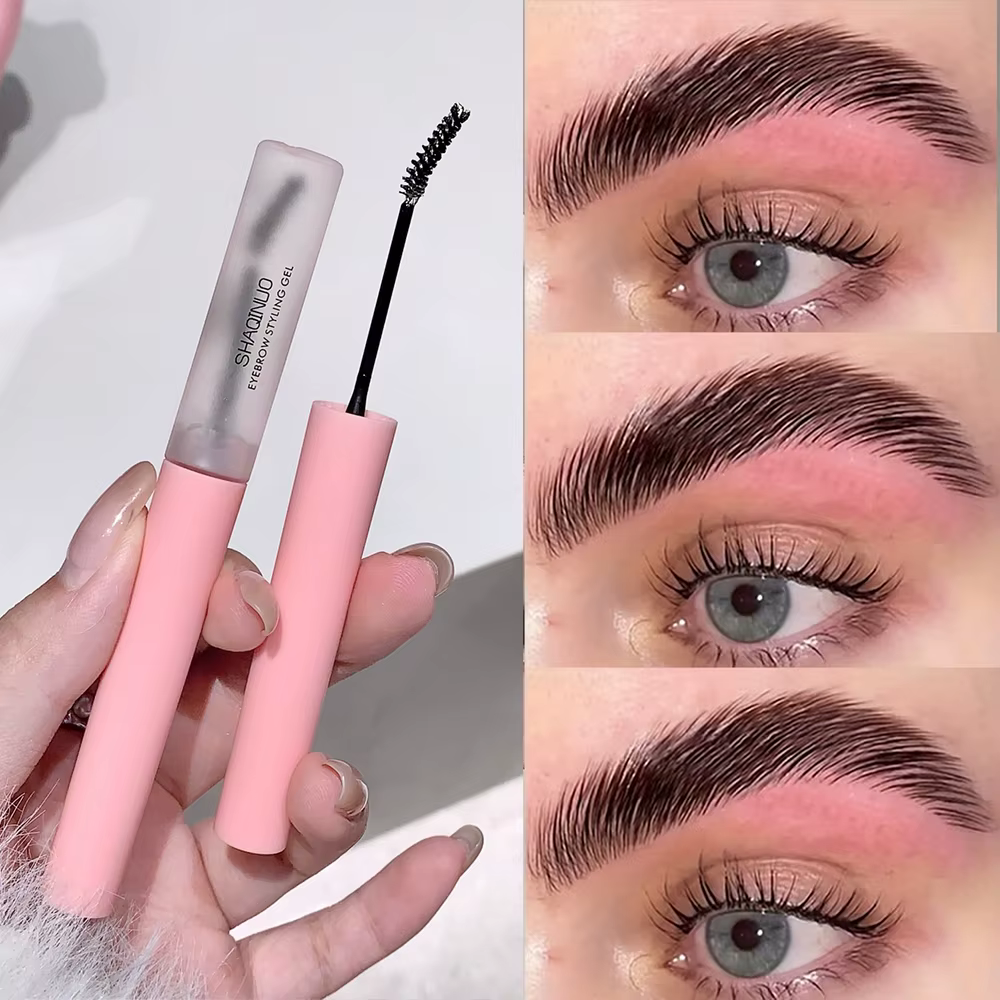 Gel à sourcils 3D, crème de réglage des sourcils sauvages, maquillage, colle coiffante, Texture soye