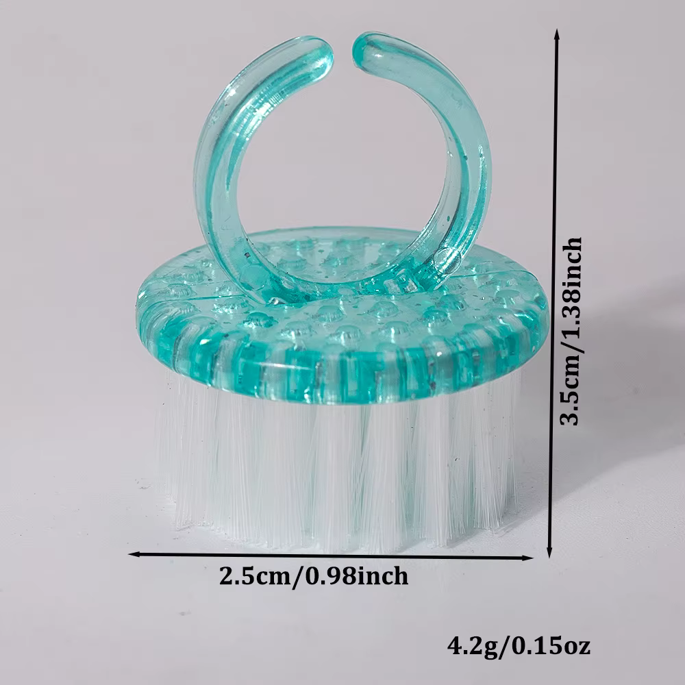 Brosses à ongles en plastique, mélange de couleurs, brosse de nettoyage des mains, nettoyeur de pous
