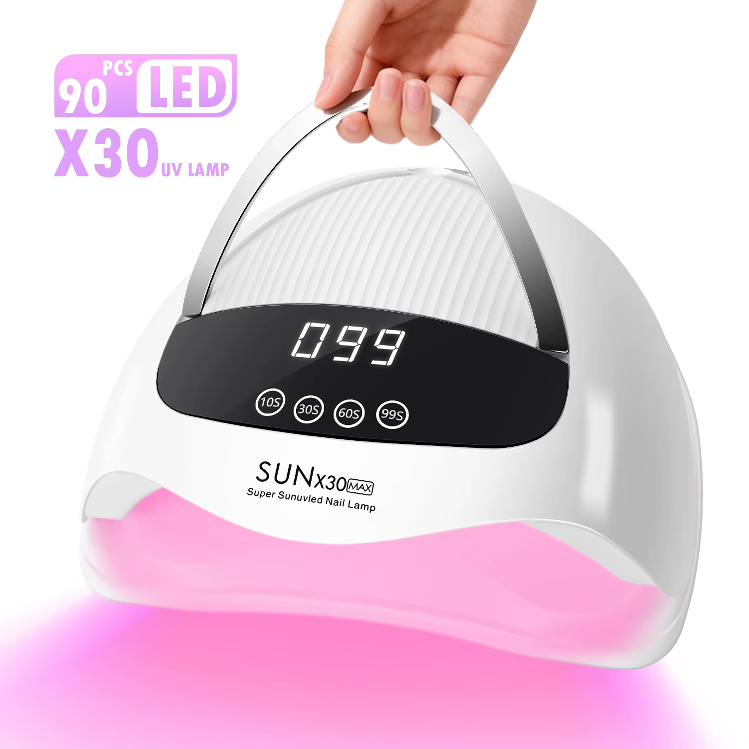 DianaBeauty lampe à ongles UV sèche-ongles Portable avec écran tactile lampe de manucure professionn