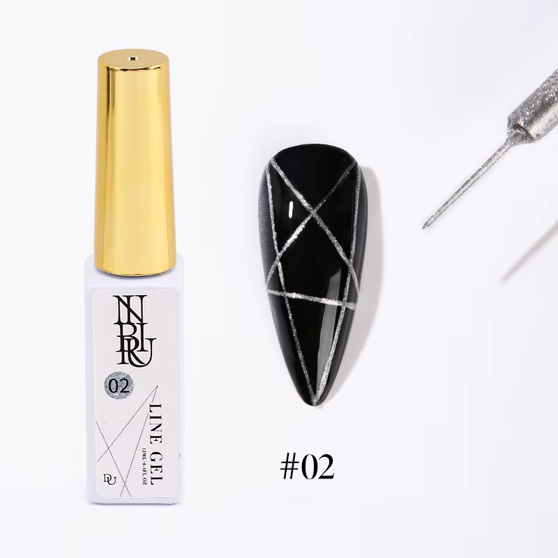 Verhéritage à Ongles Gel Liner Shoous Design, Néon Fluorescent, Dessin, Décoration Semi-Permanente, 