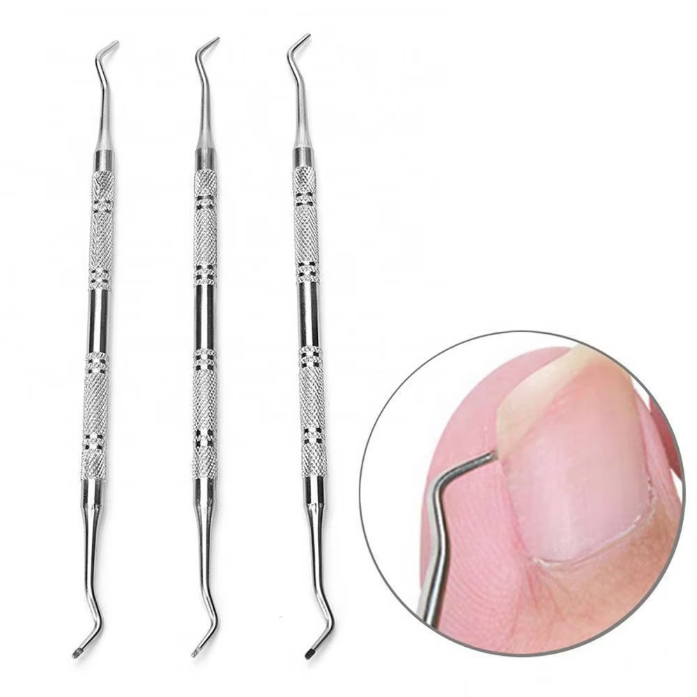 Crochet de soin des ongles des orteils incarnés, Double extrémité, Correction des orteils incarnés,