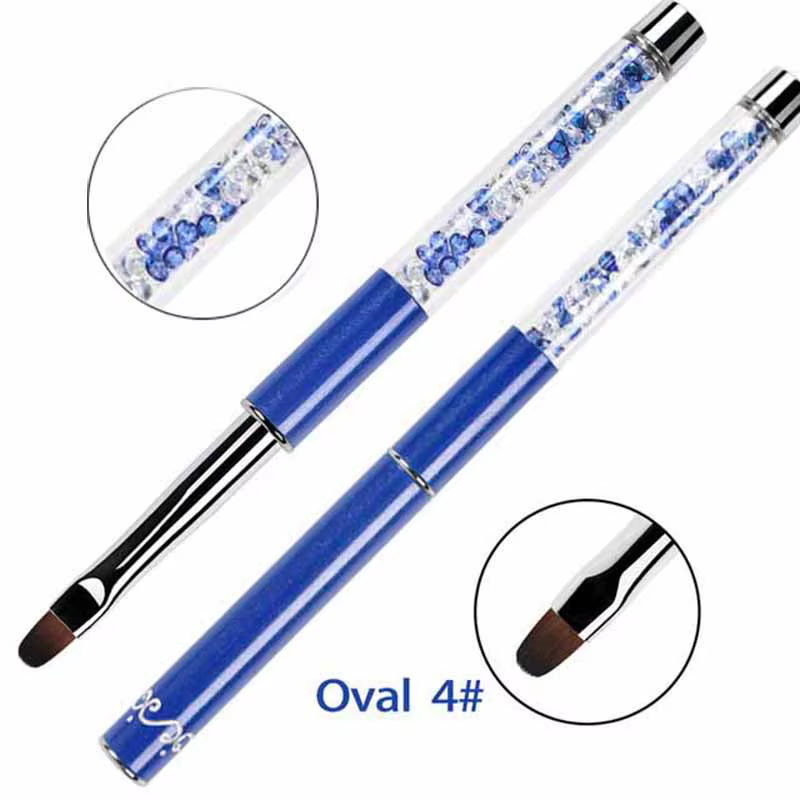 BQAN-Pinceau coloré pour nail art, brosse pour dessiner et peindre sur gel UV, outils de manucure