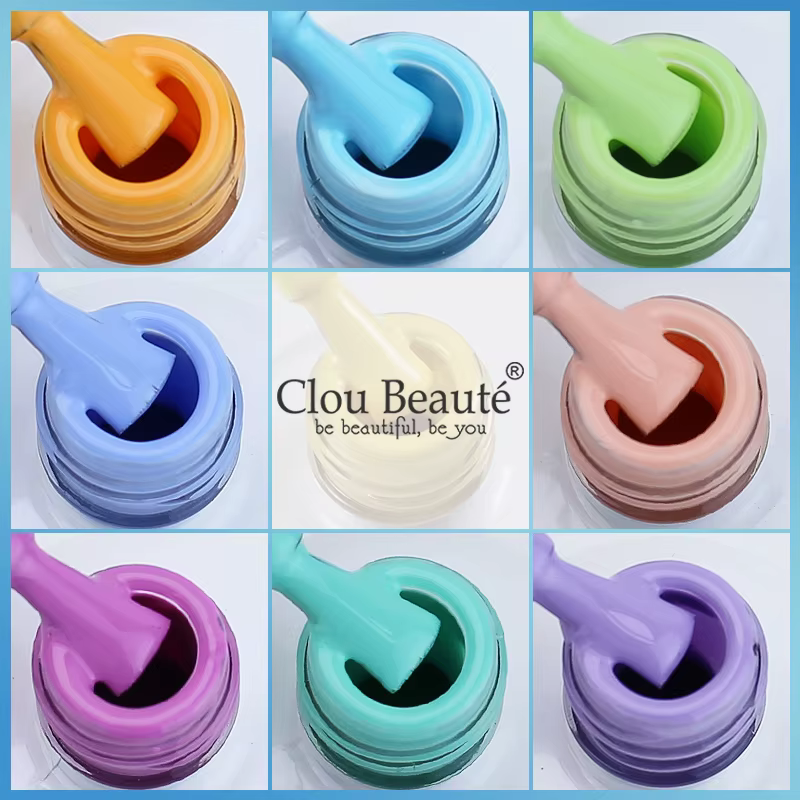 Clou Beaute Gel vernis à ongles néon marron bleu Royal rouge vert Pastal nu Nail Art vernis Gel laqu