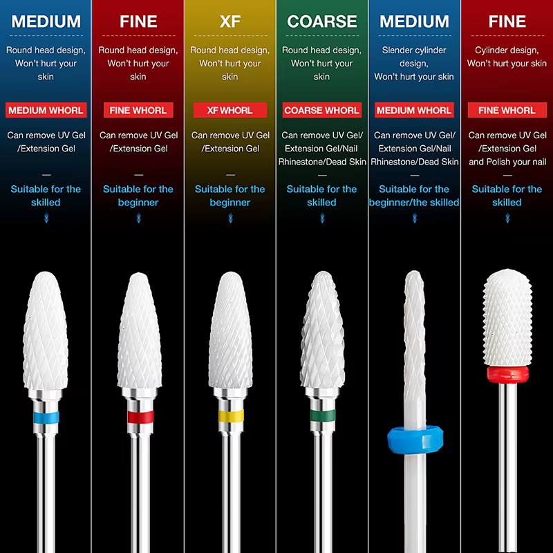 ongles embout ponceuse ongle accessoires ongles manucure ongles accessoires outil Forets électriques