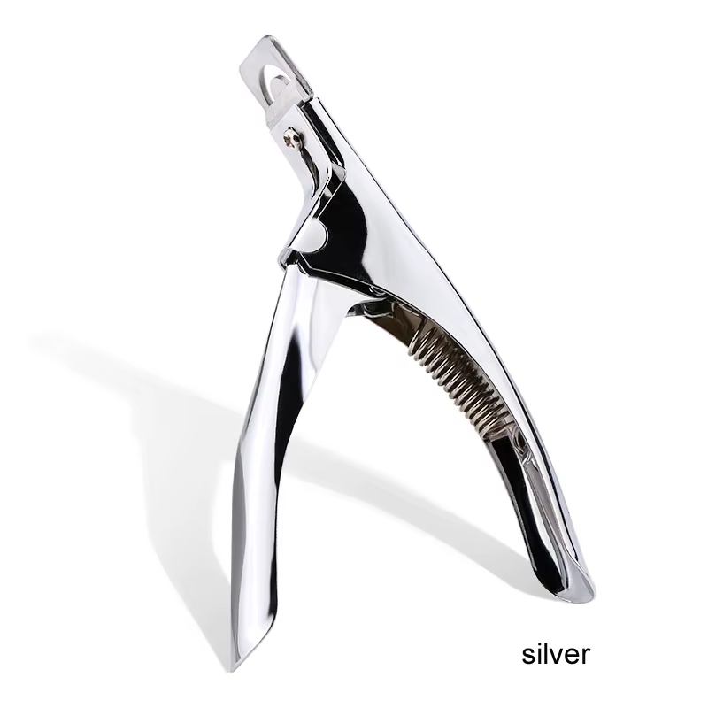 Coupe-ongles professionnel en acier inoxydable, coupe-ongles de Type U, coupe-bordure en acrylique, 