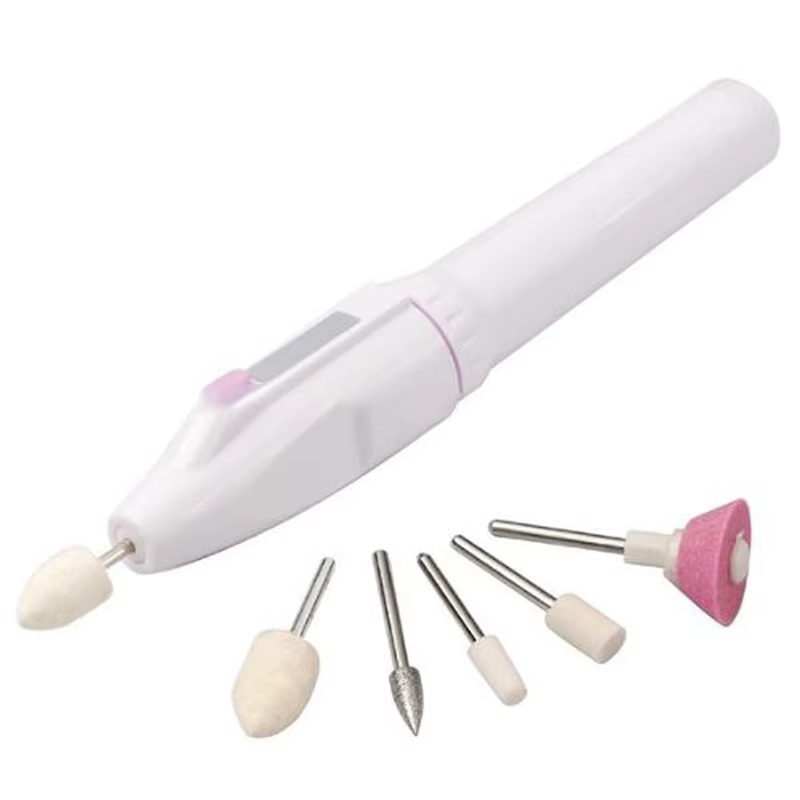 Combinaison de manucure 5 en 1 haut de gamme, Kit de coupe d'ongles électrique pour Salon de coiffur