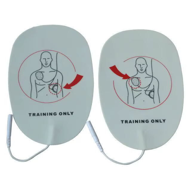 Patchs électroniques AED pour adultes, 5 paires de tampons adhésifs pour la survie et les premiers s