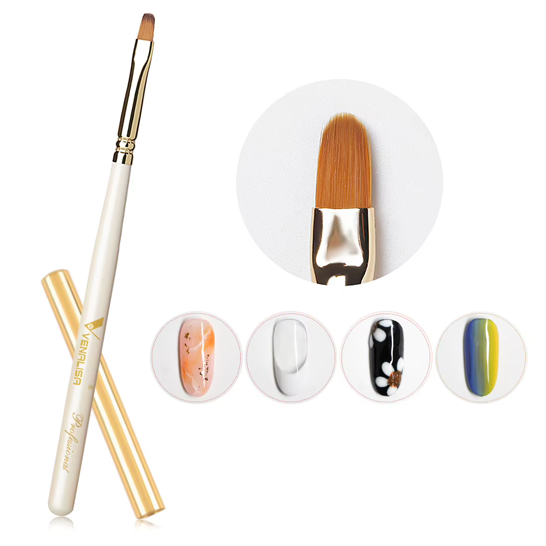 Stylo à ongles en Gel de boue, brosse de haute qualité, facile à utiliser, brosse à Gel Venalisa pou