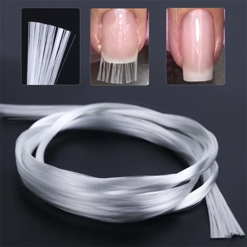 Extension d'ongles acrylique en fibre de verre, nail art, fibre violette pour gel UV, bricolage, for