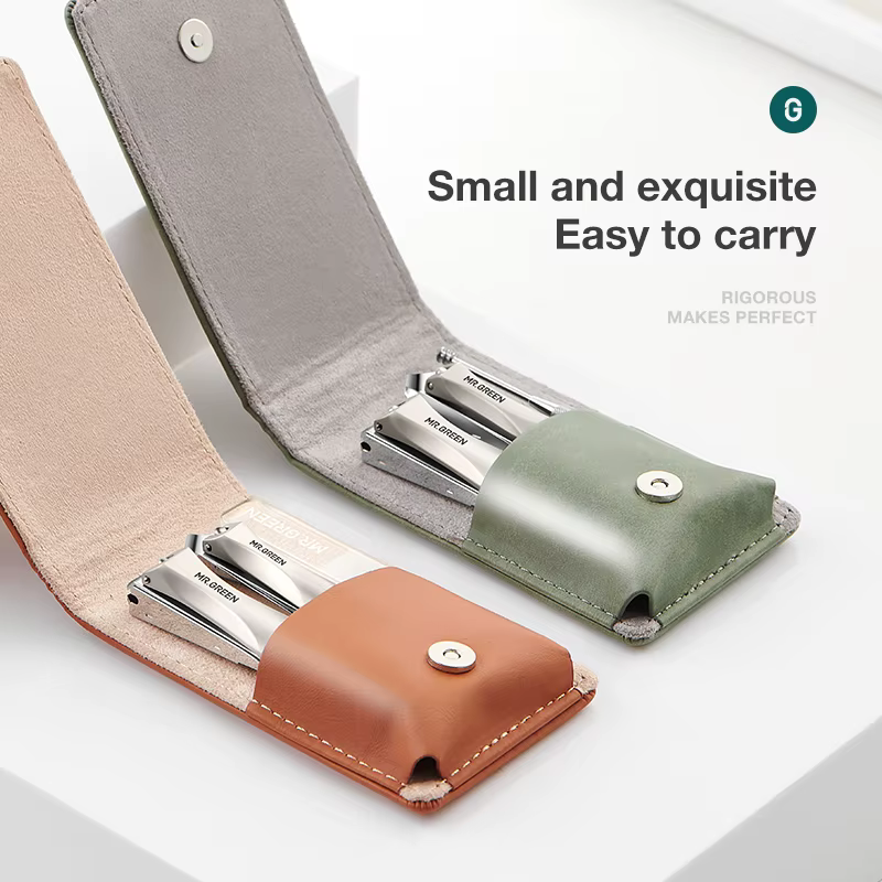 MR.GREEN-Ensemble de manucure portable, ciseaux de qualité, coupe-ongles en acier inoxydable, outil