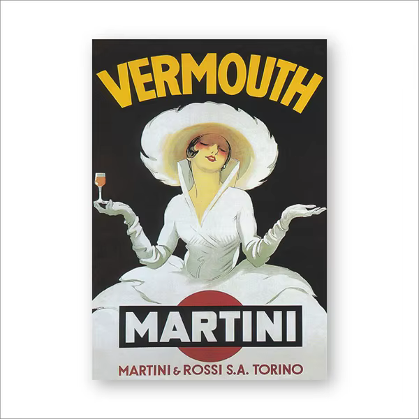 Affiche de vin de Vermouth de Style Vintage, peinture sur toile d'art mural rétro imprimée, publicit