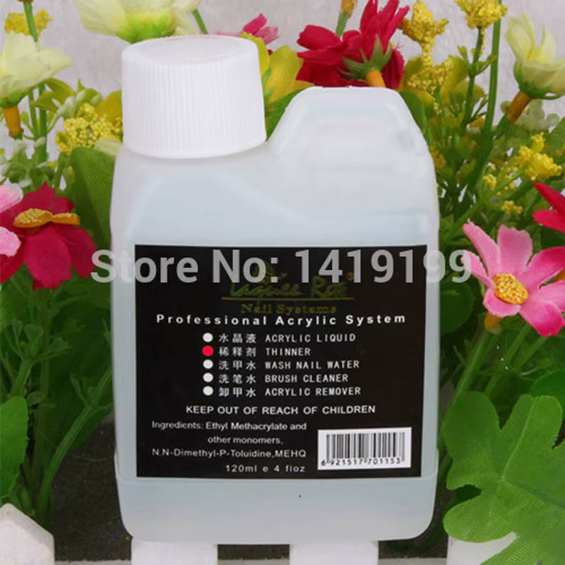 Vernis à ongles Gel UV acrylique 120ml, plus fin pour dilution, vernis à ongles sec, Gel UV collant,