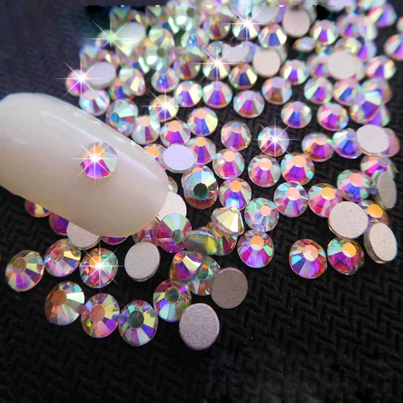AB/Clair 1 sac Nail Strass TANSS3-SS12 1440 pcs Nail Art Décoration Flatback Verre Charbon Brcorpore