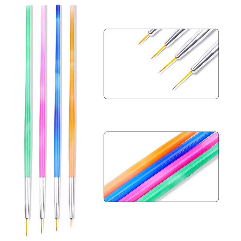 Brosse à ongles pour manucure, brosse à Gel pour Nail Art, 15 pièces/ensemble, brosse à ongles, poud