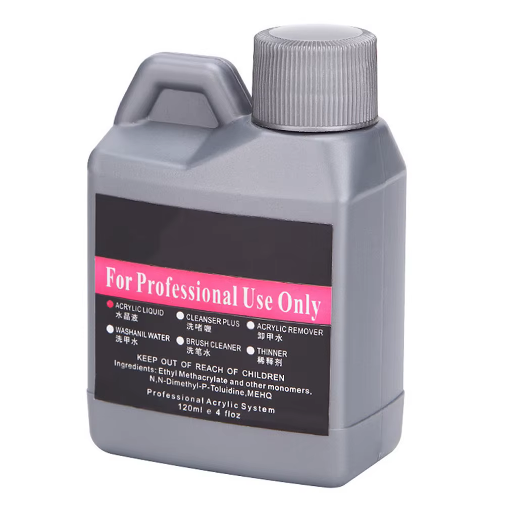 120 ml/bouteille EMA acrylique liquide monomère cristal fournitures pour ongles pour professionnel t
