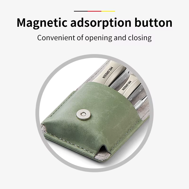 MR.GREEN-Ensemble de manucure portable, ciseaux de qualité, coupe-ongles en acier inoxydable, outil