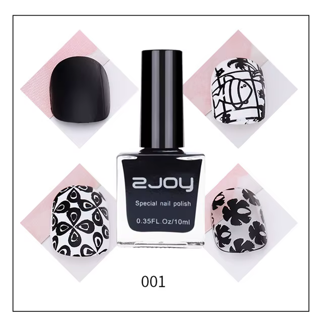 Vernis d'estampage pour Nail Art 10ML vernis Semi-permanent impression tampon de vernis UV pour vern