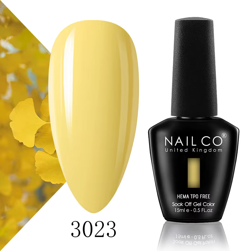 NAILCO 15ml Vernis à Ongles Gel Semi-Permanent Sans HEMA pour l'Été, Gel UV pour Nail Art, Fournitur
