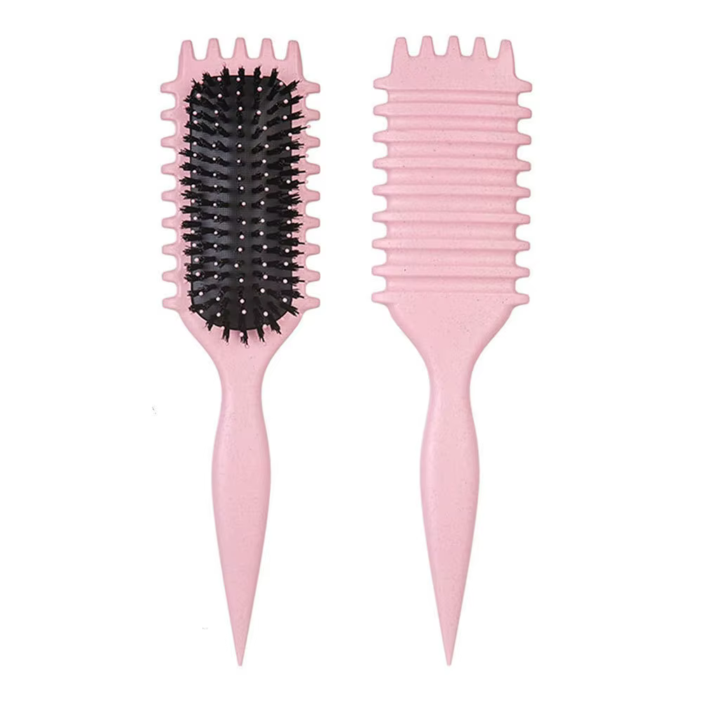 Brosse Coiffante pour Cheveux Bouclés – Brosse à Boucles pour Hommes et Femmes – Outil de Peignage e