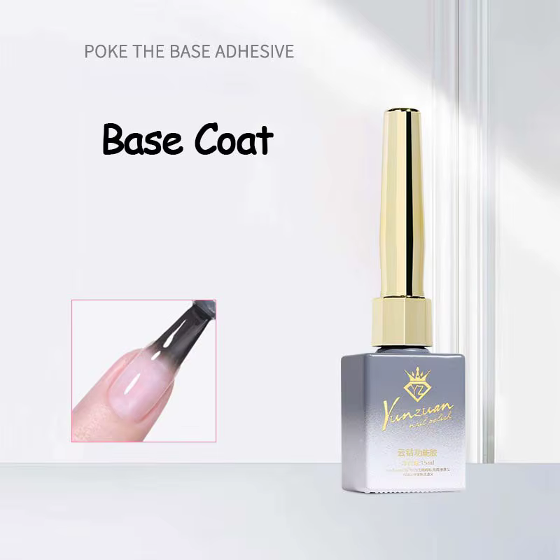 Poke Poke Nail Art colle dentelle trou ongles Graffiti lettre peinture Art Gel noir blanc océan vagu