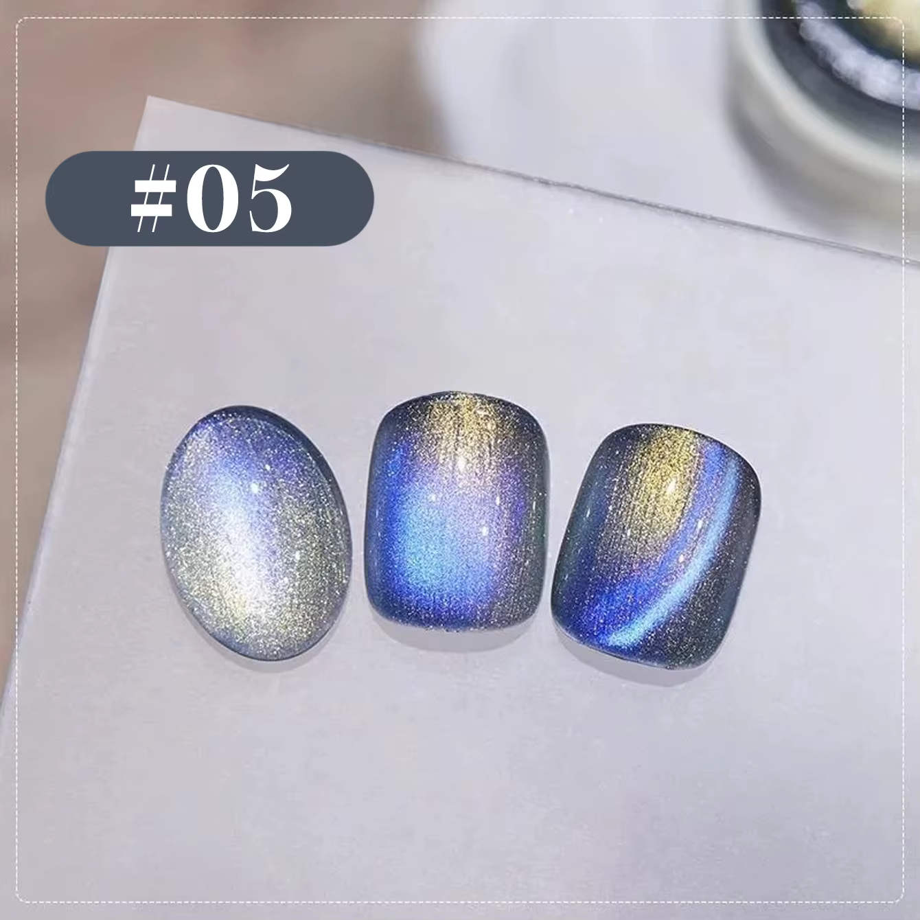 TC 10ML Aurora nuit cristal oeil de chat Gel Internet rouge presse sur les ongles glace Transparent