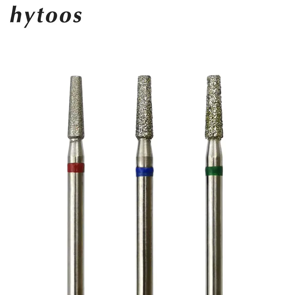 HYTOOS colonne diamant bavure ongles forets rotatif russe cuticule foret électrique manucure perceus