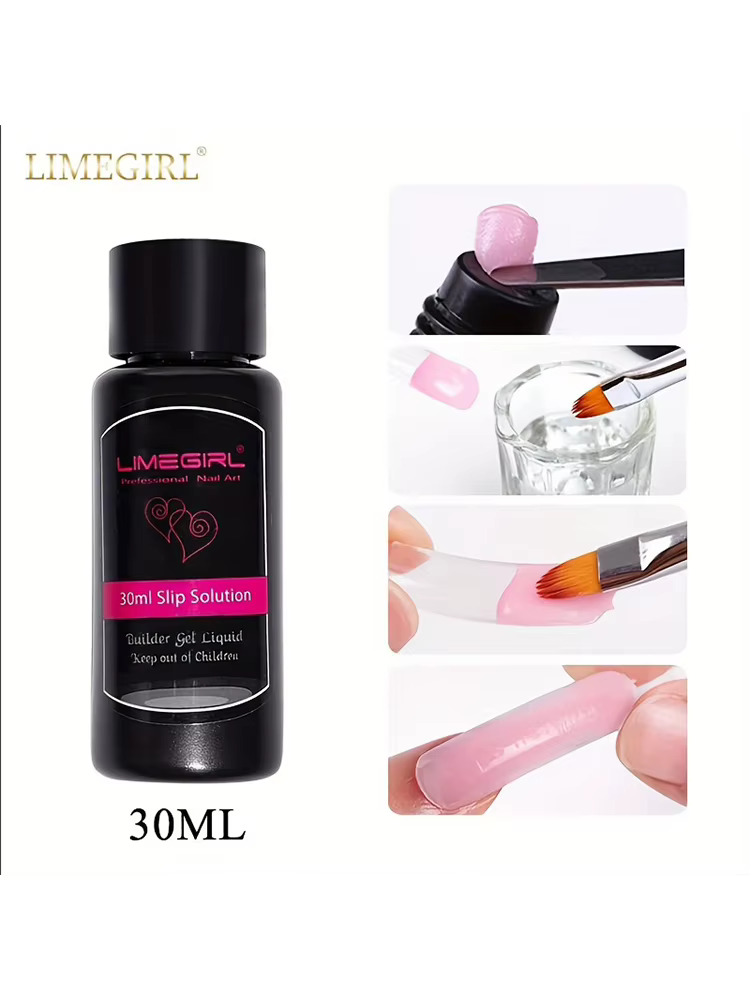Limegirl-HEALLOR 30ml Solution Silp antiadhésive pour vernis à ongles Poly liquide Gel brosse nettoy