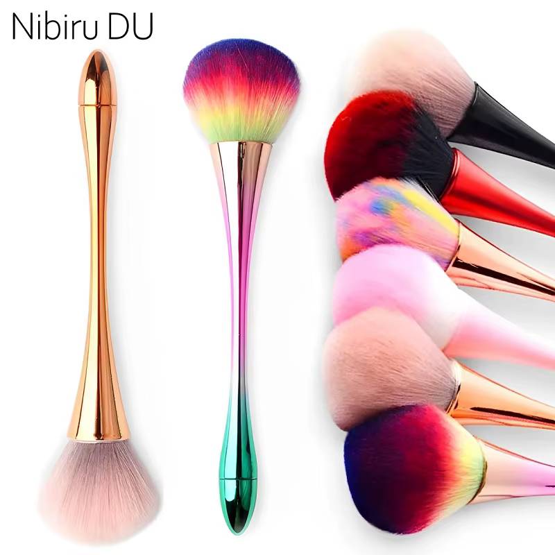 Pinceau professionnel à manche long pour nail art, brosse de maquillage, outils de manucure, 7 style