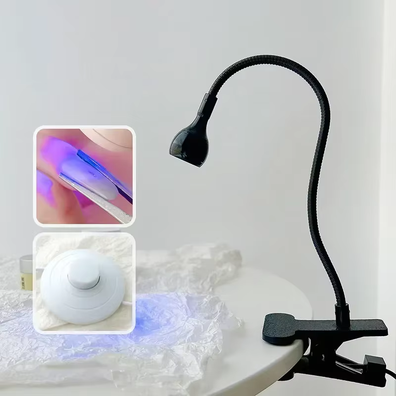 Lampe UV LED sèche-ongles bureau Gel vernis polymérisation adhésif rapide 5W lampe de séchage des on