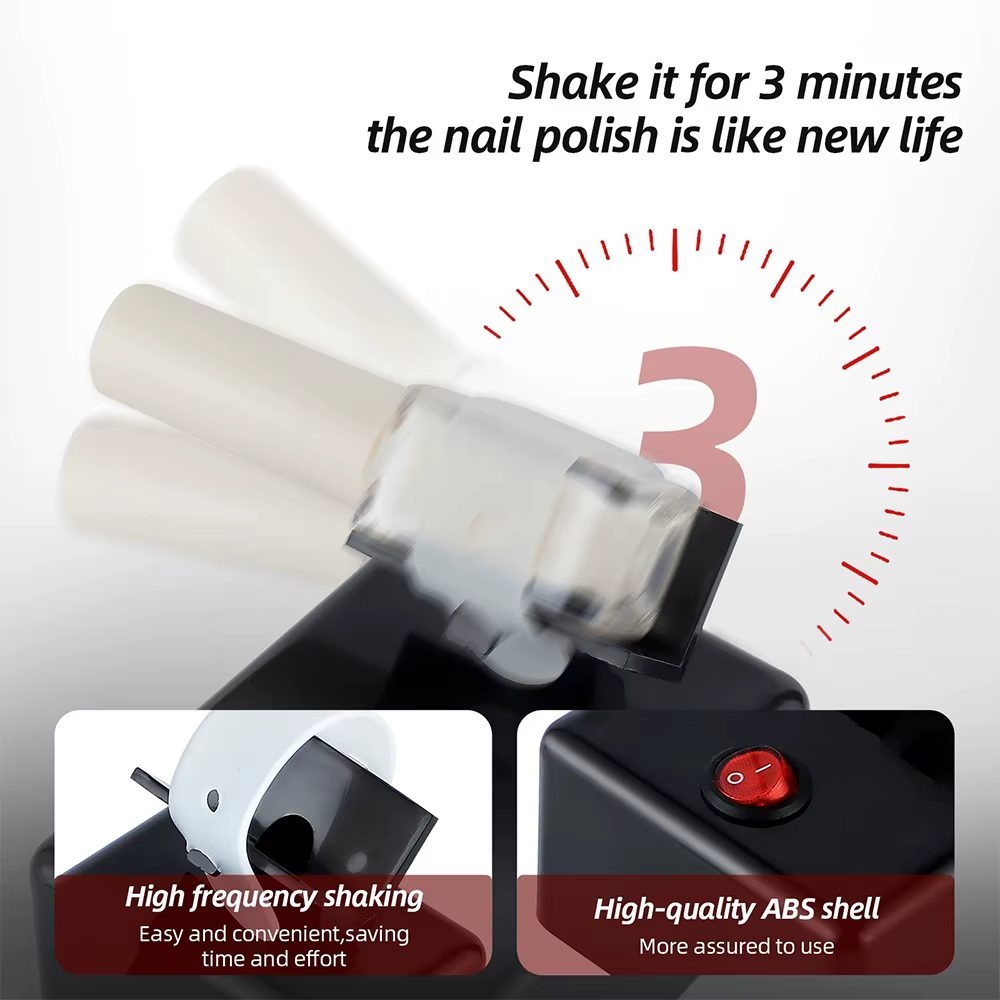 Agitateur électrique pour vernis à ongles, encre de tatouage, mélangeur de pigments, vernis à ongles