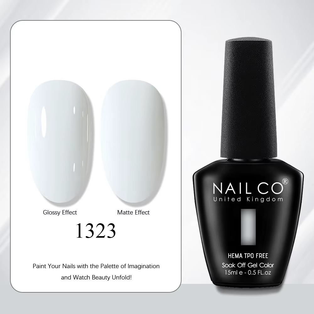 NAILCO Vernis à Ongles Gel 15ml Couleur Rouge Rose Estival Vernis Gel Longue Durée UV Nude Laque Hyb