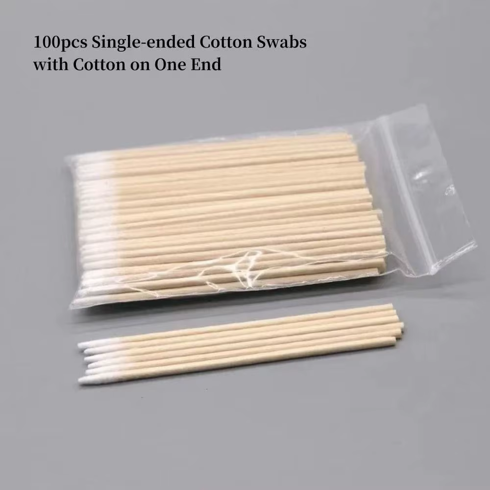 100/300/500 ongles pointe en bois coton-tige bourgeons jetable Ultra-détail correcteur dissolvant de