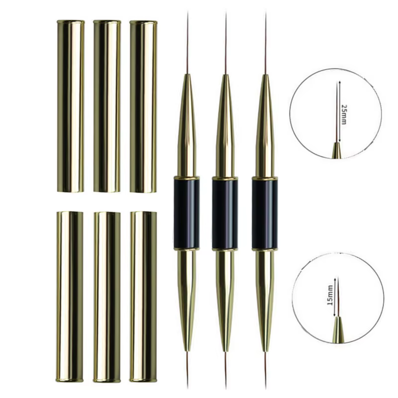 Pinceaux de peinture pour nail art, brosse pour poudre acrylique liquide, gel UV, extension, stylo à