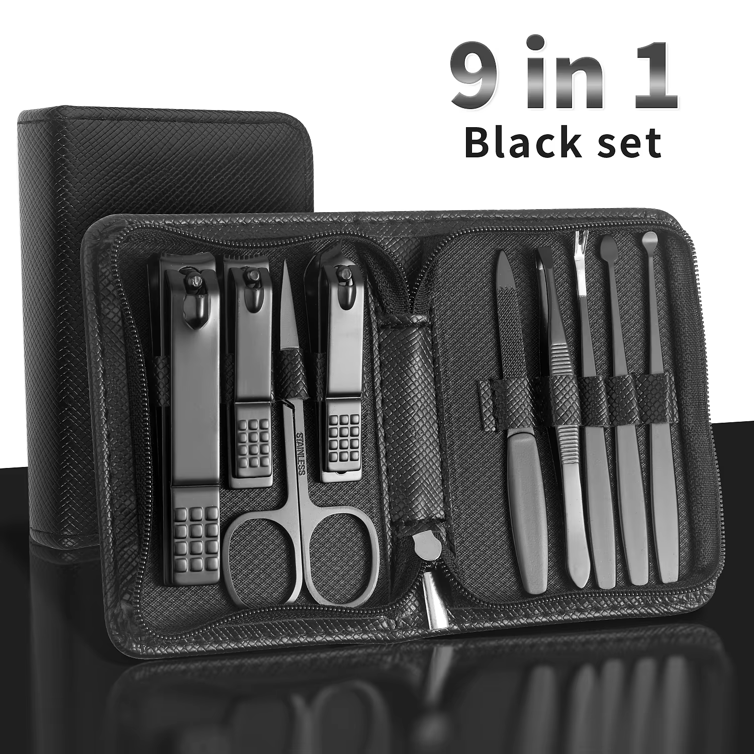 Ensemble d'outils de manucure et de pédicure, kit de toilettage des ongles pour femmes et hommes, ki