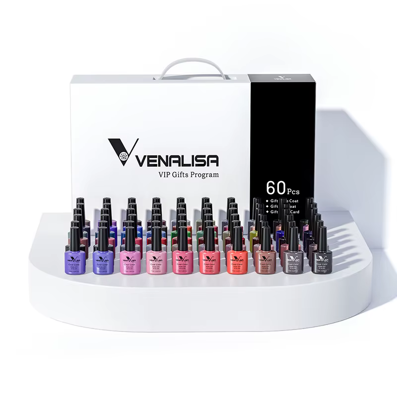 VENALCrawVIP5-Kit de Verhéritage à Ongles Gel Professionnel, Pigment pour Nail Art, Couverture Compl