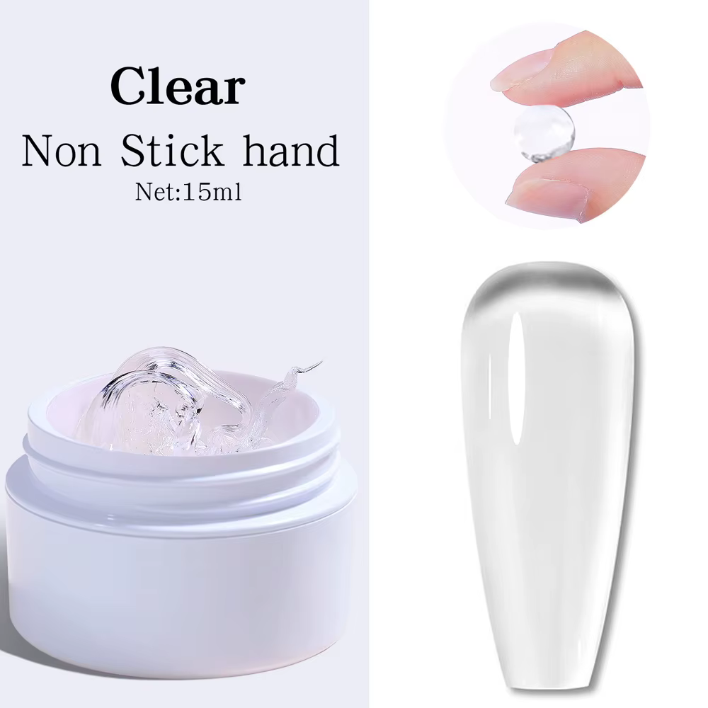 Gel constructeur solide rose/clair/blanc pour ongles Gel dur Extension constructeur Gel pour ongles,