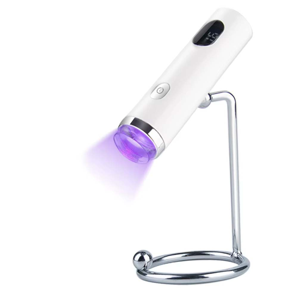 Nailpop Mini lampe à ongles UV pour ongles Polygel alimenté par batterie avec tampon en Silicone Por