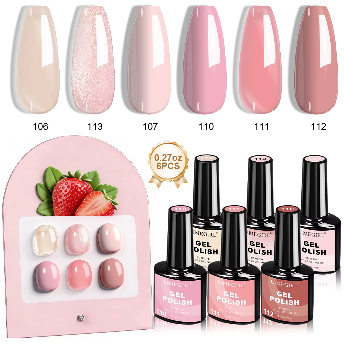 LIMEGIRL – vernis à ongles en Gel, série jaune ananas, vernis semi-permanent UV, kit de vernis à ong