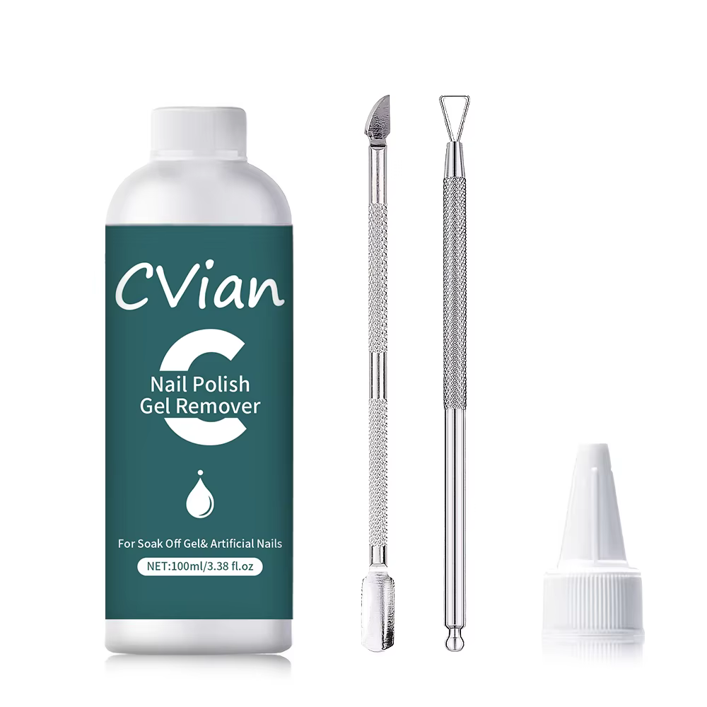 Kit de dissolvant pour vernis à ongles en gel, 100 ml/3,3 oz - Dissolvant pour vernis à ongles en ge
