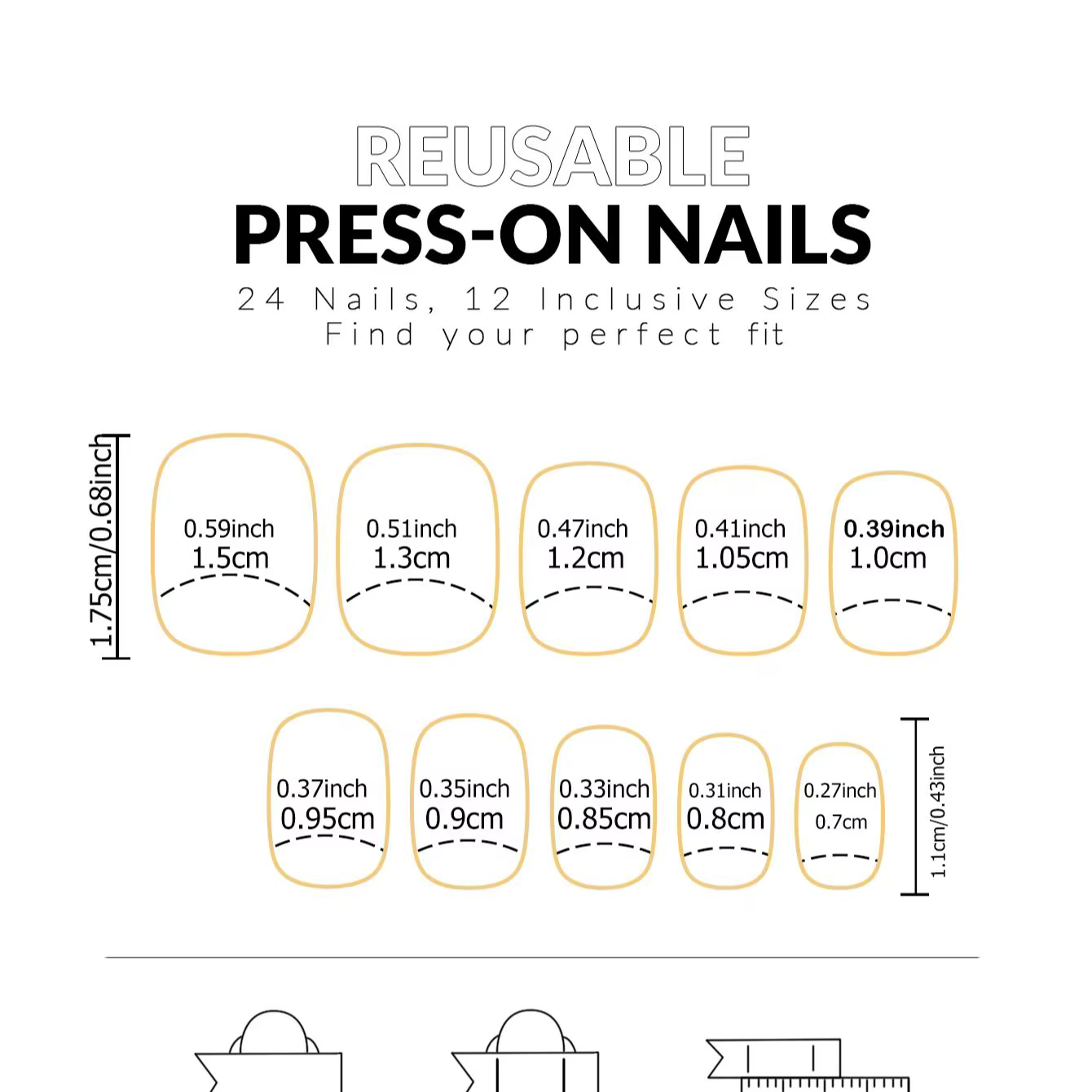 Faux ongles carrés noirs moyens, adaptés aux filles et aux femmes, cadeau et N64.Supplies & Wholesal