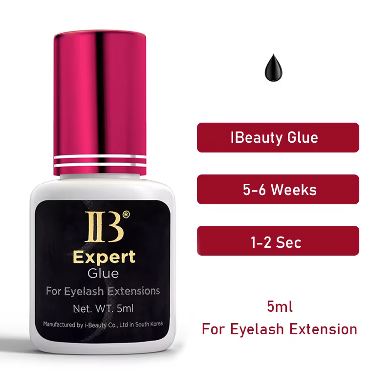10 bouteilles de colle IB Ultra Super Plus, fournitures d'extensions de faux cils individuels à séch