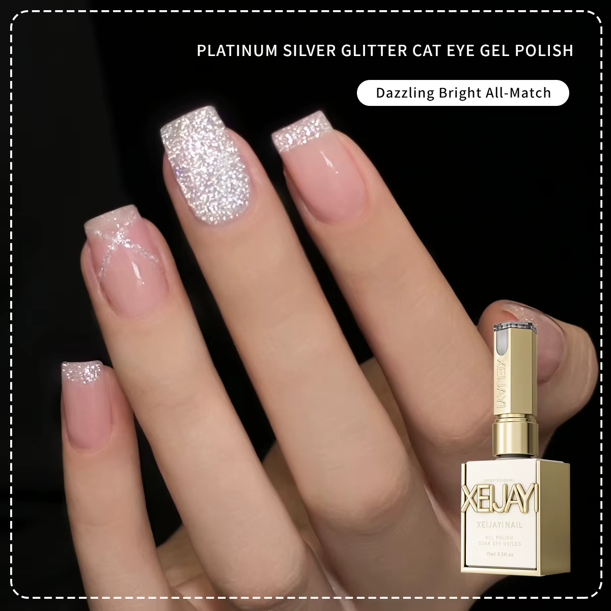 15ML arc-en-ciel oeil de chat vernis à ongles Gel photothérapeutique tremper les ongles Gel magnétiq