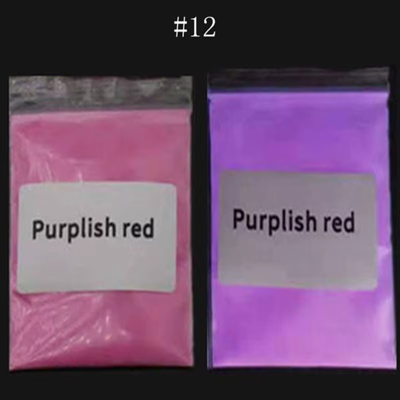 Poudre à paillettes pour ongles, phosphore lumineux d'halloween, 50G, résine époxy scintillante dans