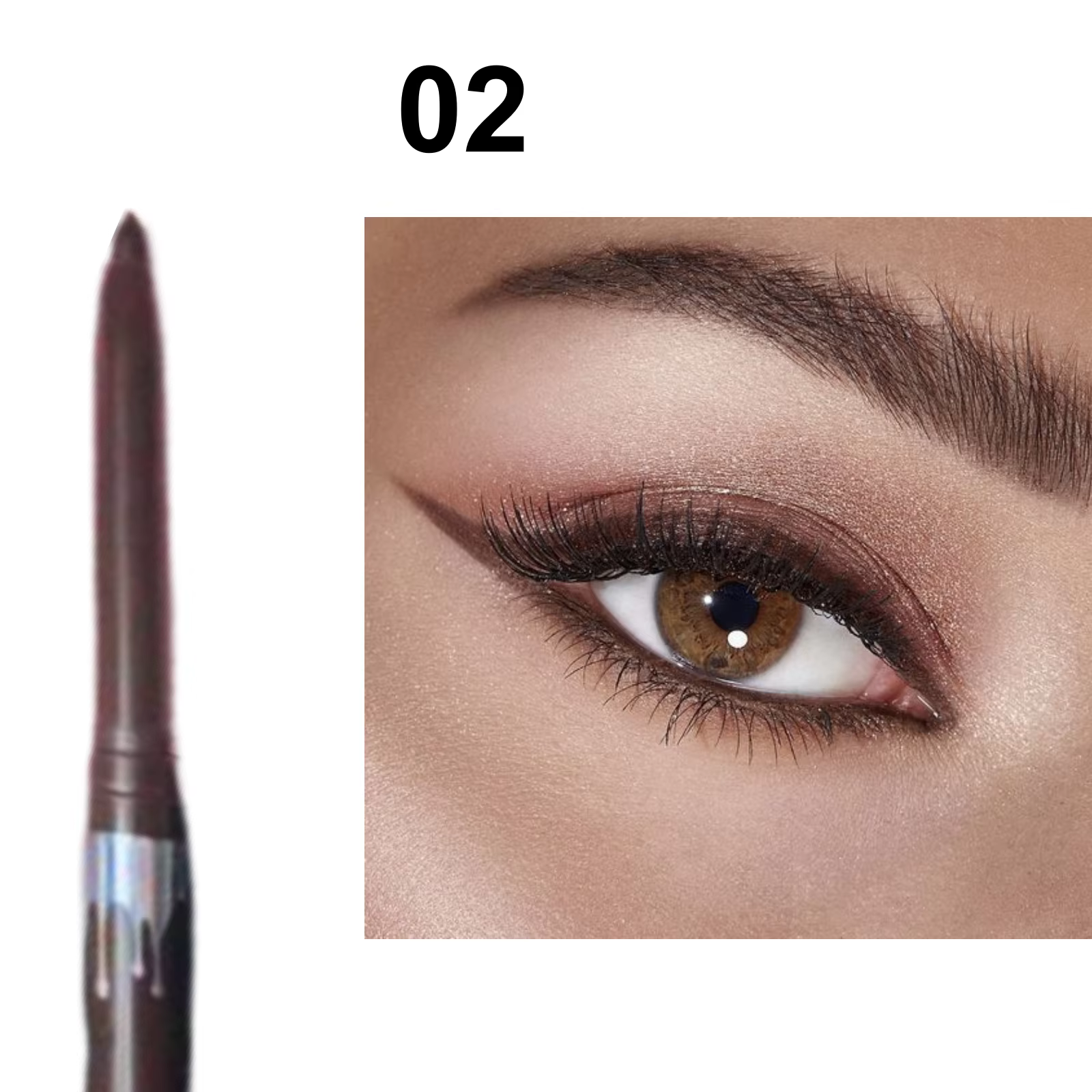 Crayon Eyeliner Gel lisse, imperméable, longue durée, Ultra-fin, naturel, doux, sans taches, noir, m