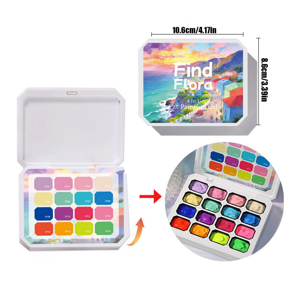 Nouveau vernis à ongles en gel 16 couleurs, manucure en gel pour débutantes, pour femmes et filles,