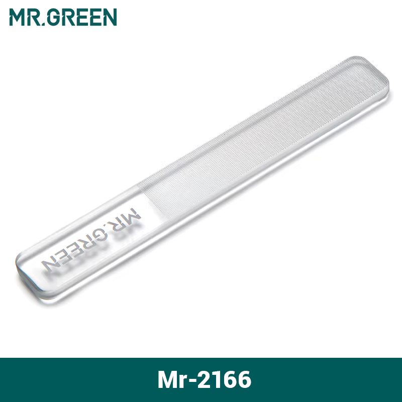 MR.GREEN Limes à ongles en verre nano Vernis à ongles lavable Faites les ongles éclaircissent facile