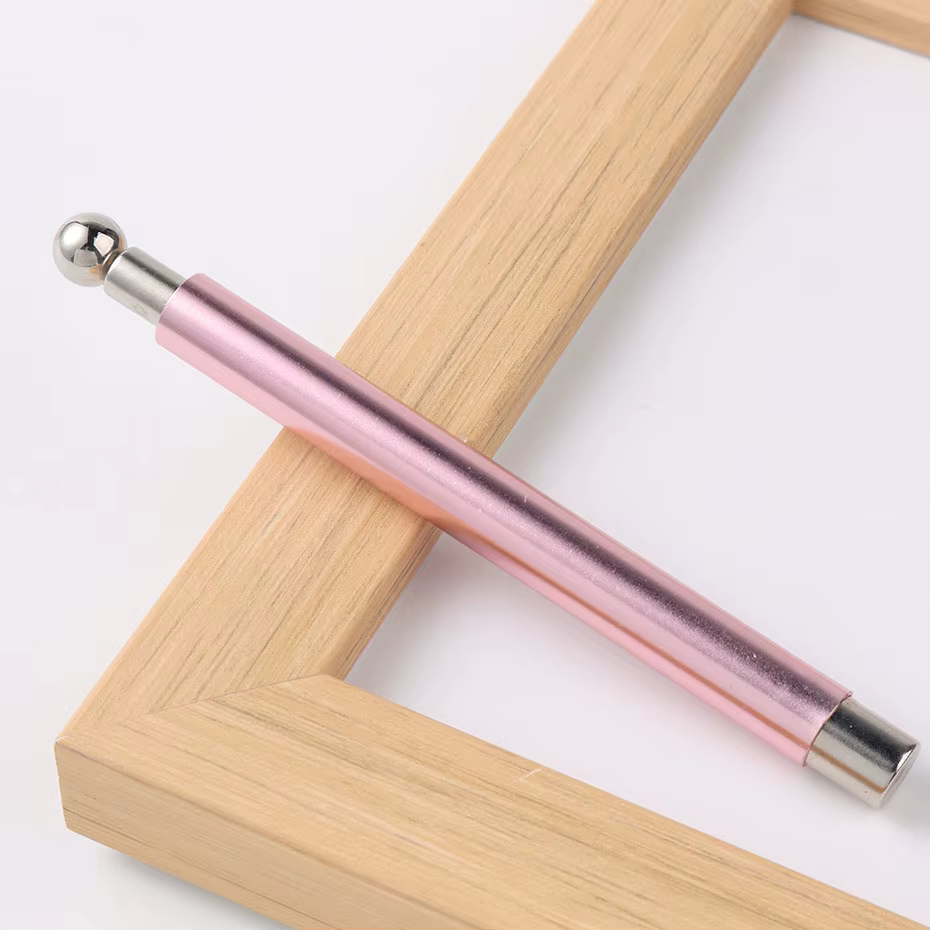 Boule magnétique œil de chat avec bâton magnétique pour ongles, ensemble d'outils, stylo magnétique
