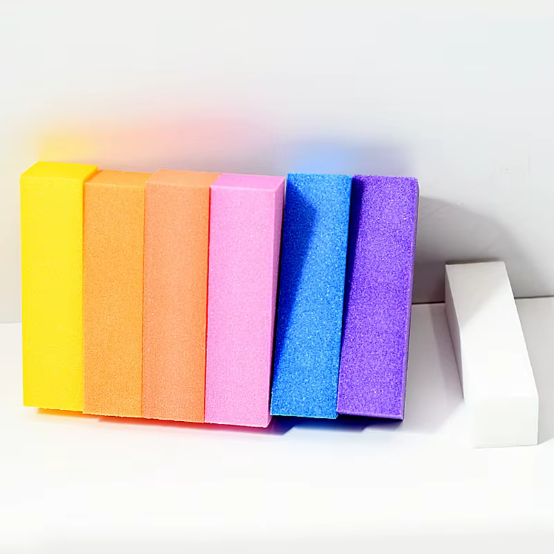 2/5/10 pièces coloré polissage ponçage fichier bloc pédicure manucure soin Nail Art éponge tampon bl